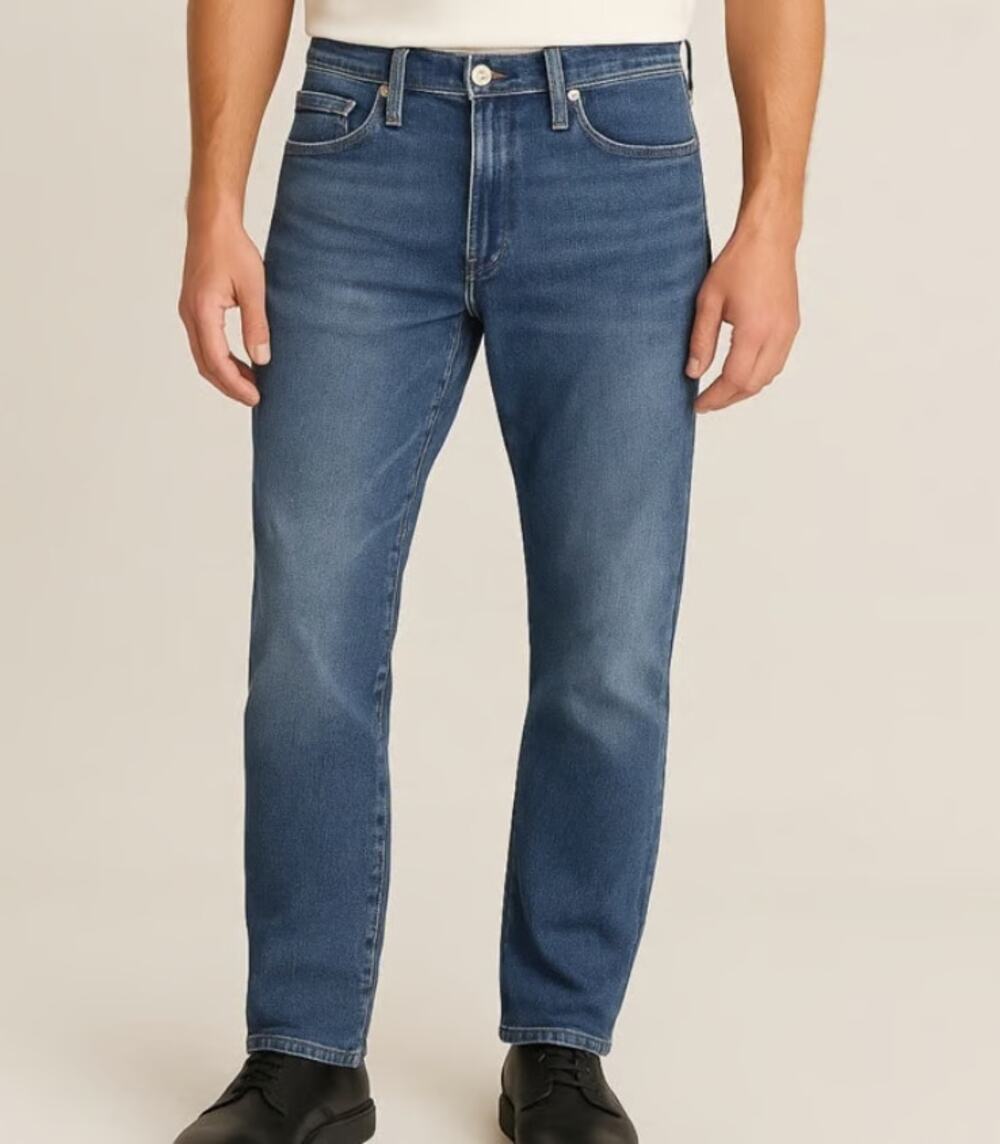 AG Adriano Goldschmied Jeans Mens 35X28 Everett Slim Straight Dark Wash Stretchy